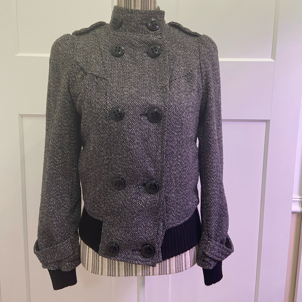 Red Herring Debenhams cropped pea jacket.